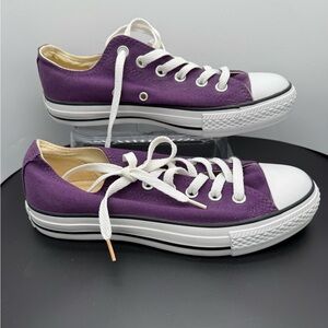 Converse Vibrant Purple Canvas Sneakers
